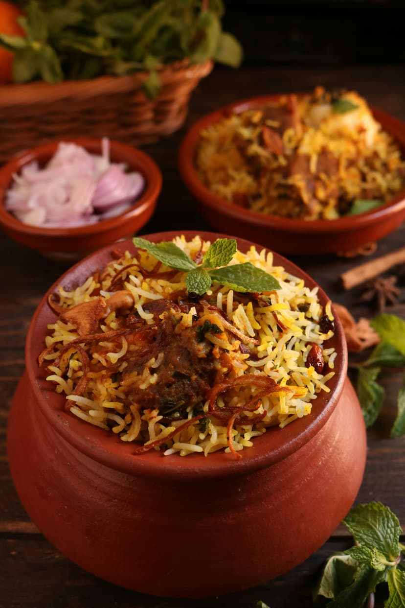 Seasonal Vegetable Dum Biryani