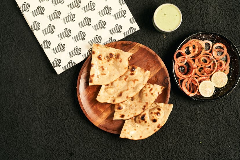 Golden Butter Glazed Naan