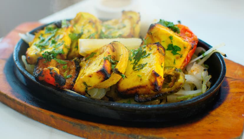 Cardamom-Poached Reshmi Paneer Smoke