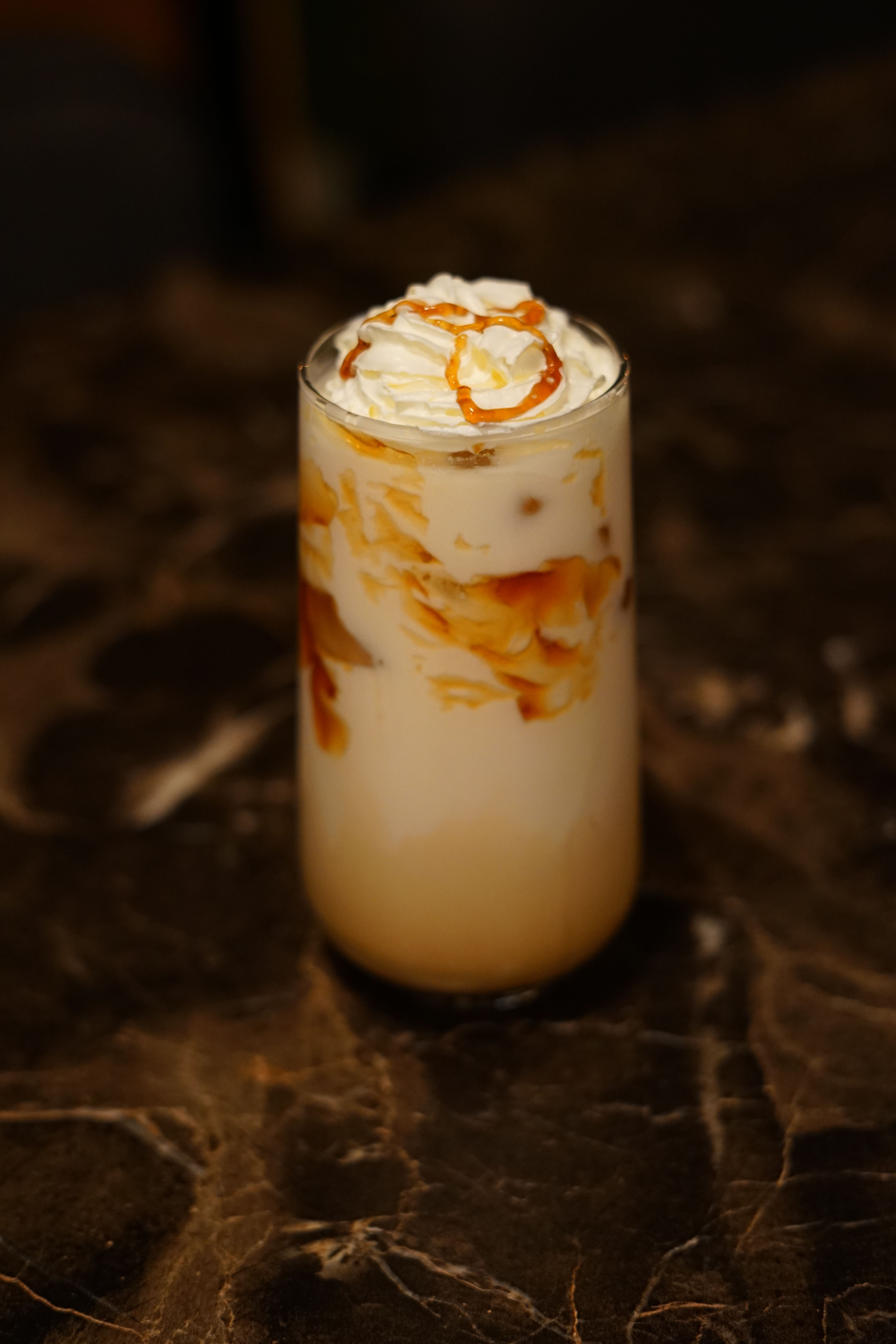 Iced Taro Blue Salted Caramel